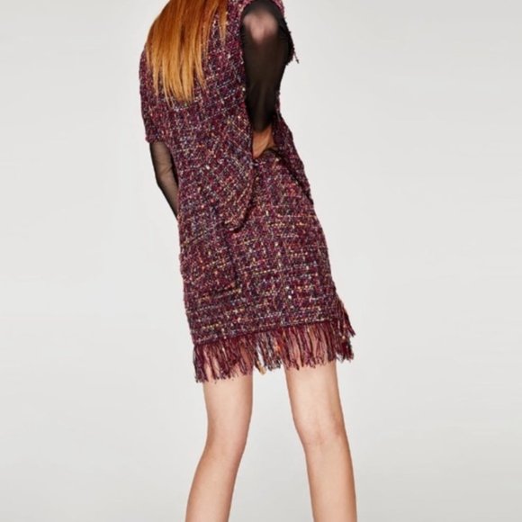 ZARA Tweed 2 Piece Set - Picture 5 of 16